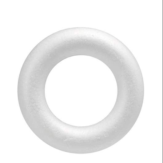 Demi-anneau plat en polystyrène 22 cm